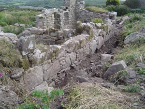 North elevation, facing west.